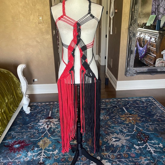 Original GoodVibeGoda Handmade Macramé Rope Dress - Picture 5 of 16